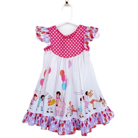 SALE 🛍️ Handmade Birthday dress Kids size 2T - Picture 1 of 9